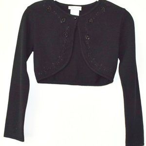 Bonnie Jean Long Sleeve Cropped Sweater - M